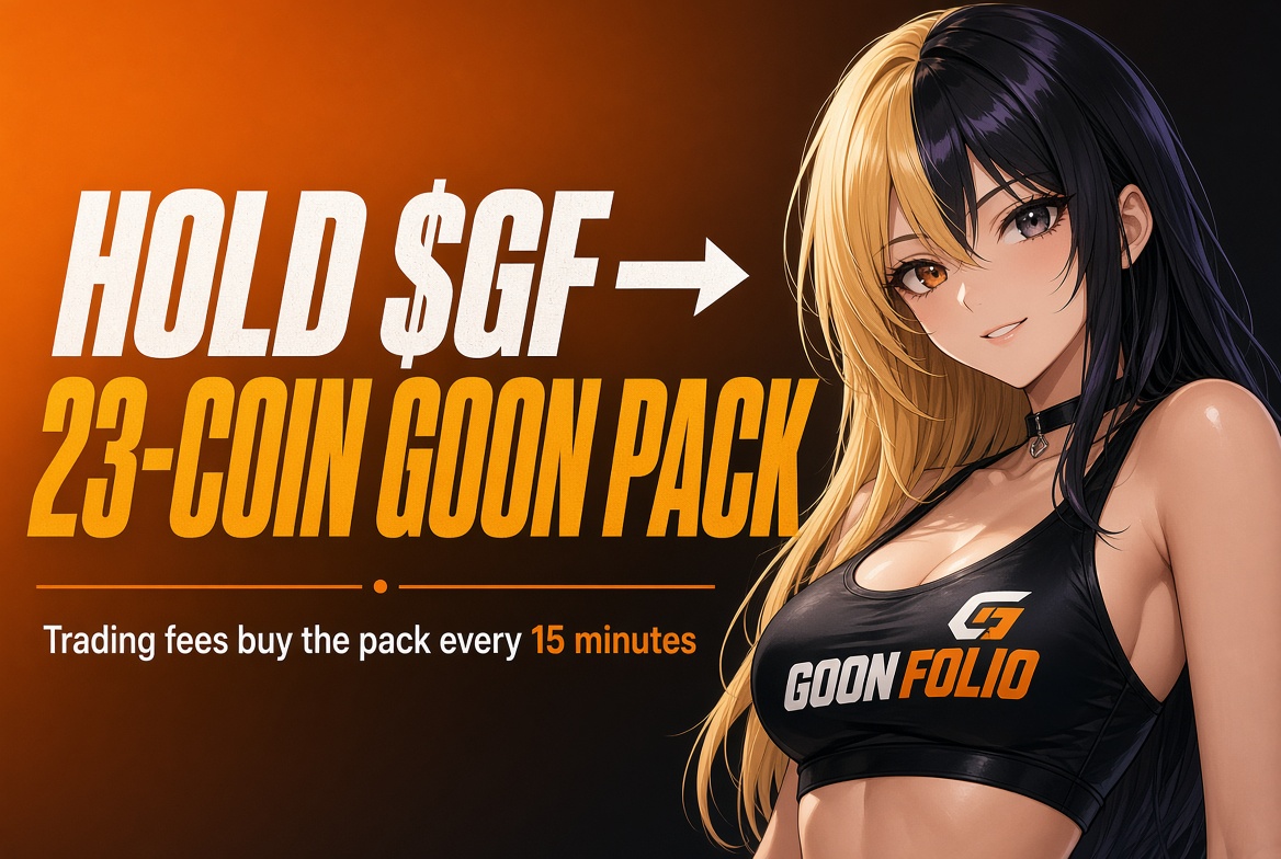 Goonfolioo's tweet photo. Hold your $GF and watch your gooner
Folio grow 💦 https://t.co/bDGGWRwRWd