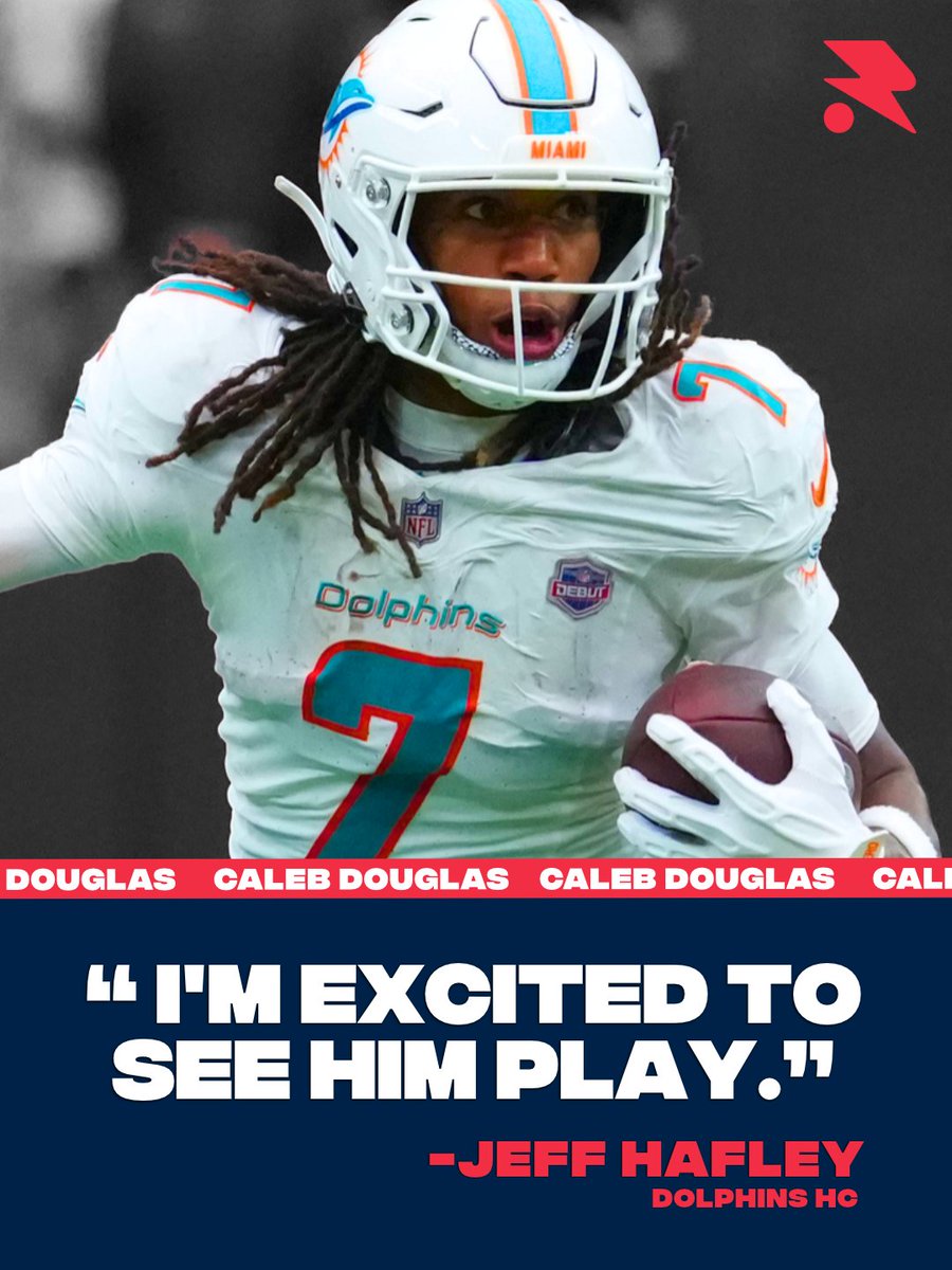RotoWire's tweet photo. Feels like it’s been 84 years since we saw Caleb Douglas put up 14.4 PPR points in Week 1.

He's finally back this week. Let's ride. https://t.co/f1b9yAFjKf