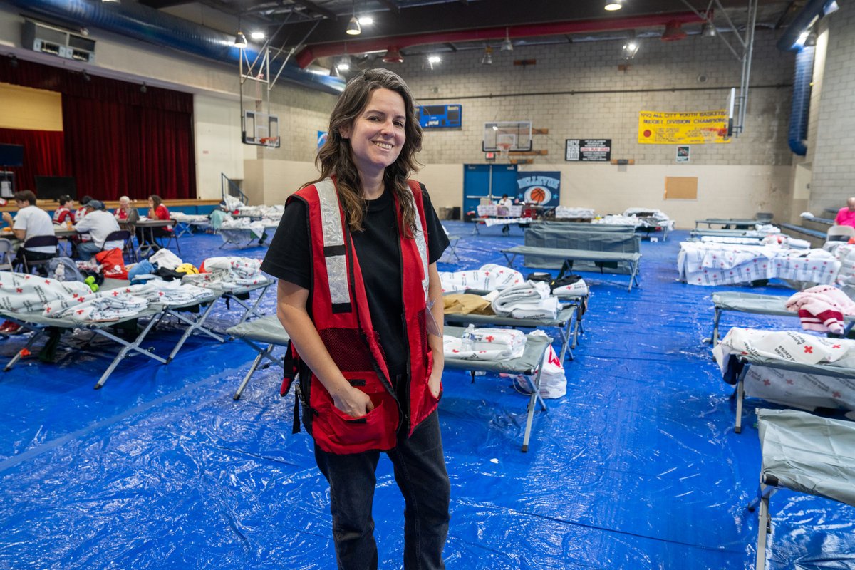 RedCrossLA's tweet photo. At age 3, Morgan Cohn became potty trained in a Red Cross shelter.

More than 30 years later, she's back in those same shelters, this time as a volunteer helping people recover after disaster.

Read her story: https://t.co/jH85FGuFAQ https://t.co/ahG1aVuEJm