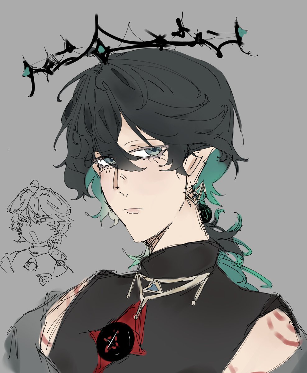 Polluxlover's tweet photo. Tried to make my pollux look more like pollux bcz i am still bothered by how i draw him lol https://t.co/8Zw4gsobKj