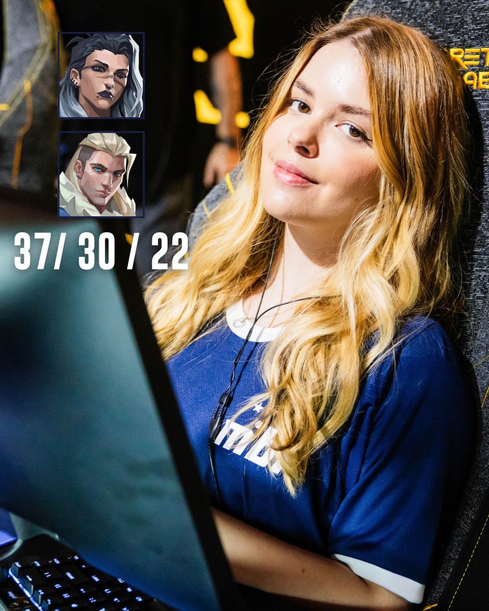 MIBR's tweet photo. Você é muito diferenciada, @melfps! 👑

Nossa radiante da série vs G2 Gozen!

#MIBRVALGC https://t.co/75l9rDOVx9