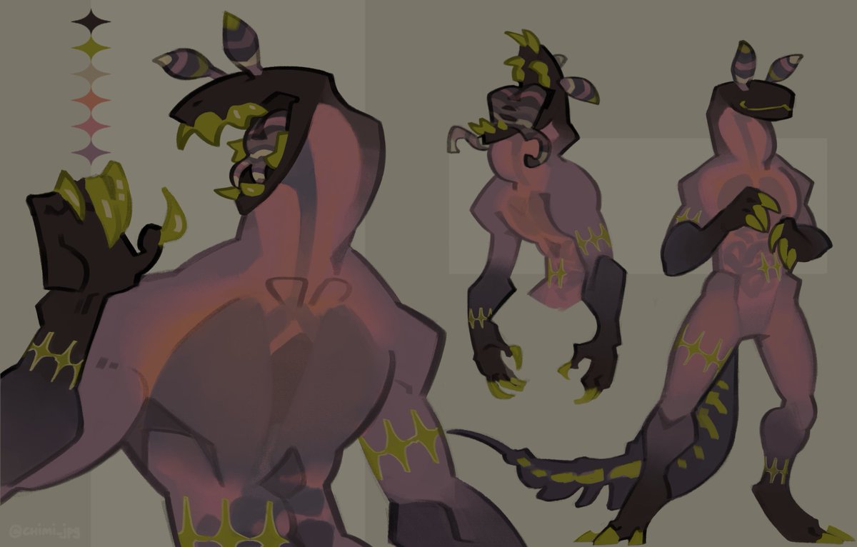 Chimi_jpg's tweet photo. Some of my species designs https://t.co/lvCejScez5