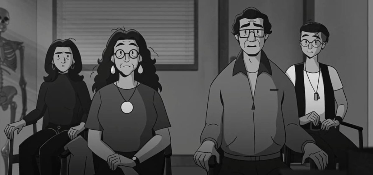 dancindanonfilm's tweet photo. Leah Nelson’s TANGLES had me gripped from its endearing opening to its tear-stained ending. This deeply felt, expressively animated exploration of Alzheimer’s and its effects on a family has a humorous streak wide enough to make it as entertaining as it is devastating. #NewFest38 https://t.co/bMkOSqntRJ