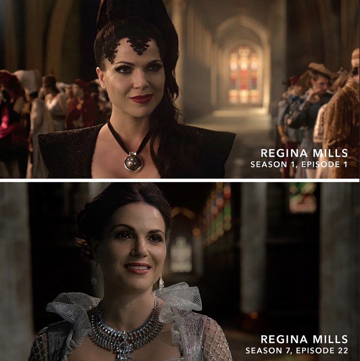 PreviouslySerie's tweet photo. #OnceUponATime #OUAT
#ÉraseUnaVez

Regina Mills (The Evil Queen) en el primer capítulo y el último capítulo de la serie🖤

Uno de los mejores personajes que ha tenido y tendrá la televisión. https://t.co/rL0HSaOpyd