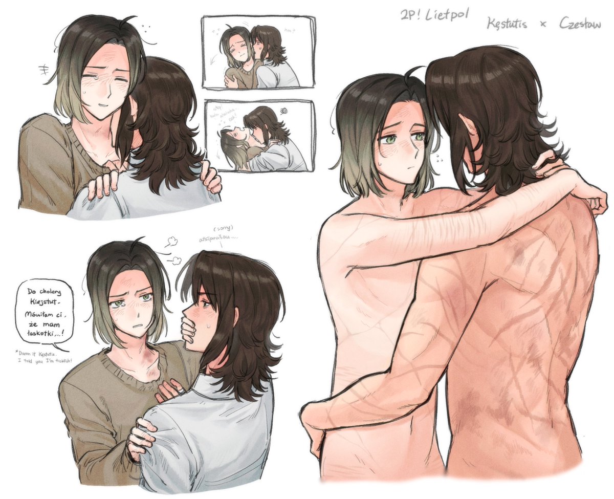 Yanmunchymochi's tweet photo. 2P! Lietpol 
all i do is to draw my stupid 2p hetalia yaoi but these fags are like my antidepressants https://t.co/ACzVLhcl8o