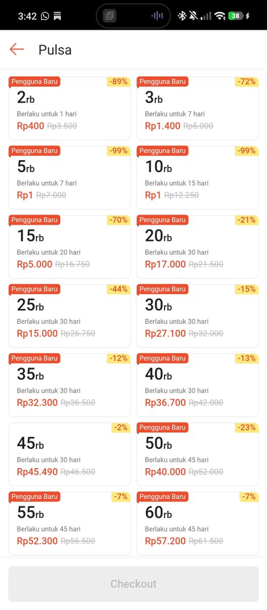 itsmebilabilu's tweet photo. @convomfs tiap isi pulsa nambah kok nderr, ini lately aku biasa ngisi pulsa dr shopee dan massa aktifku nambah terus tiap ak isi pulsa buat beli kuota *butuh kuota tiap bulan soalnya krn wifi kampus lemot pol https://t.co/kWf9Rvdmox