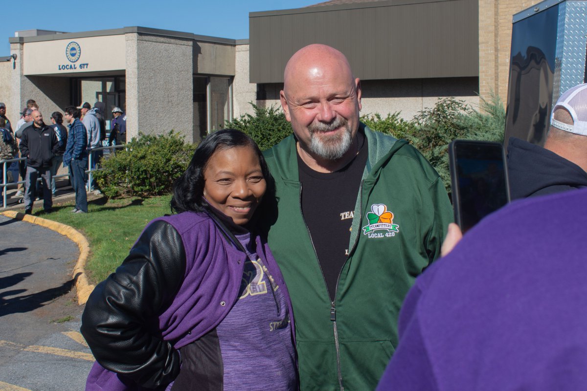VoteBobBrooks's tweet photo. We had a fantastic canvass launch this morning at the UAW Local 677 Union Hall in Allentown!

A massive thank you to my friends at @AFSCME  @PhillyAFLCIO @seiuhcpa and @PennaNurses for showing up big and knocking doors across the Lehigh Valley. https://t.co/1ZBRiBlobX