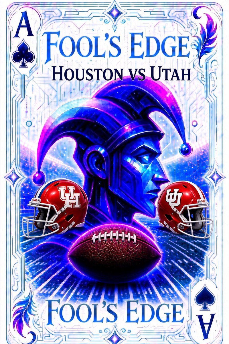 FoolsEdge8's tweet photo. 🏈🃏HOUSTON vs UTAH

10:15 PM ET | BIG 12

Team LPs:
Houston 9
Utah 3

Correction: Houston plays UTAH, not Texas.

Utah enters unbeaten at 6-0; Houston arrives at 6-1. This is a ranked showdown, not a warm-up act. https://t.co/wZ4P1zfPw2
