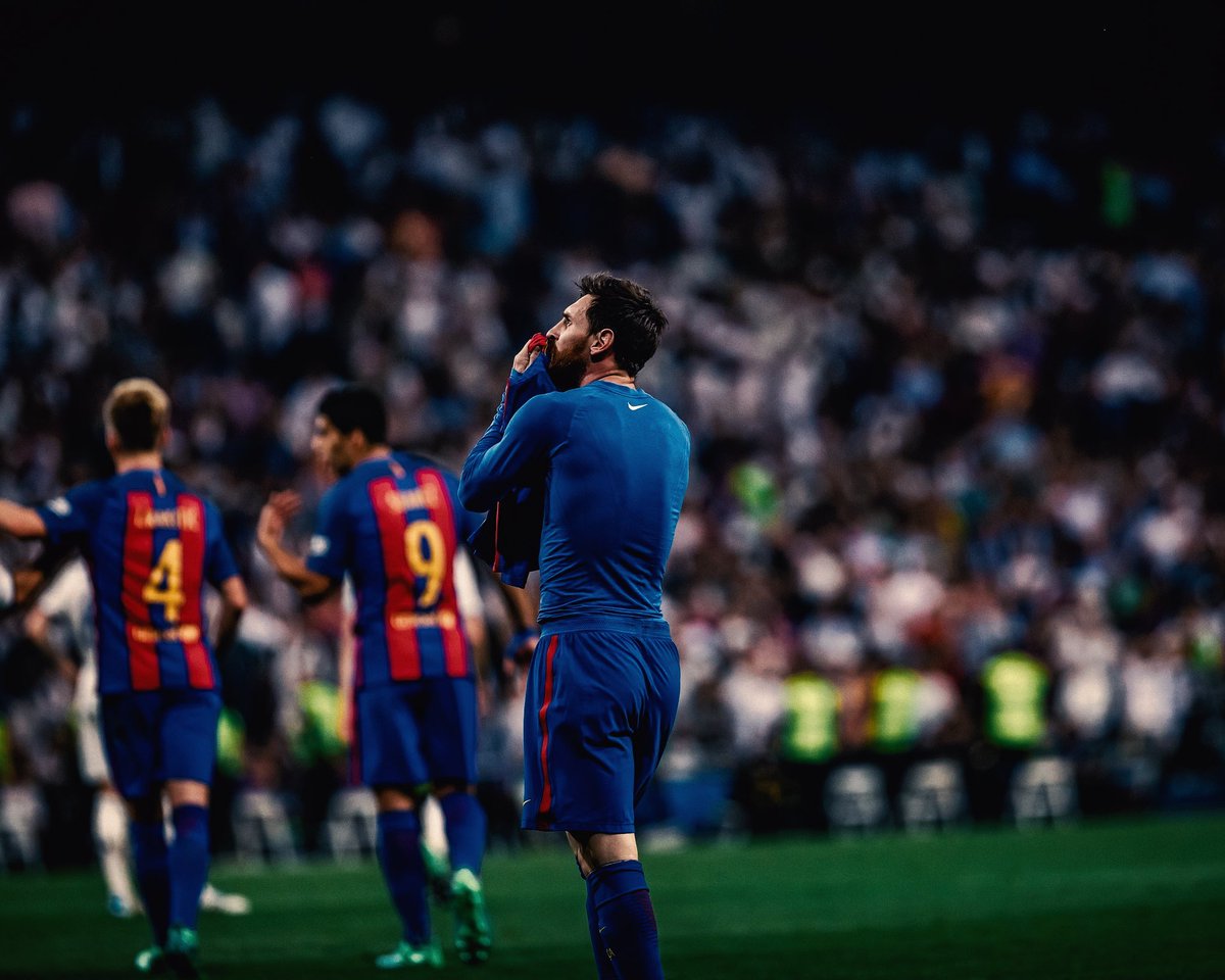 Barca_Archive's tweet photo. This wasn’t just a winning goal. It was Messi reminding Madrid exactly who they were dealing with. https://t.co/VghcTb8Gum