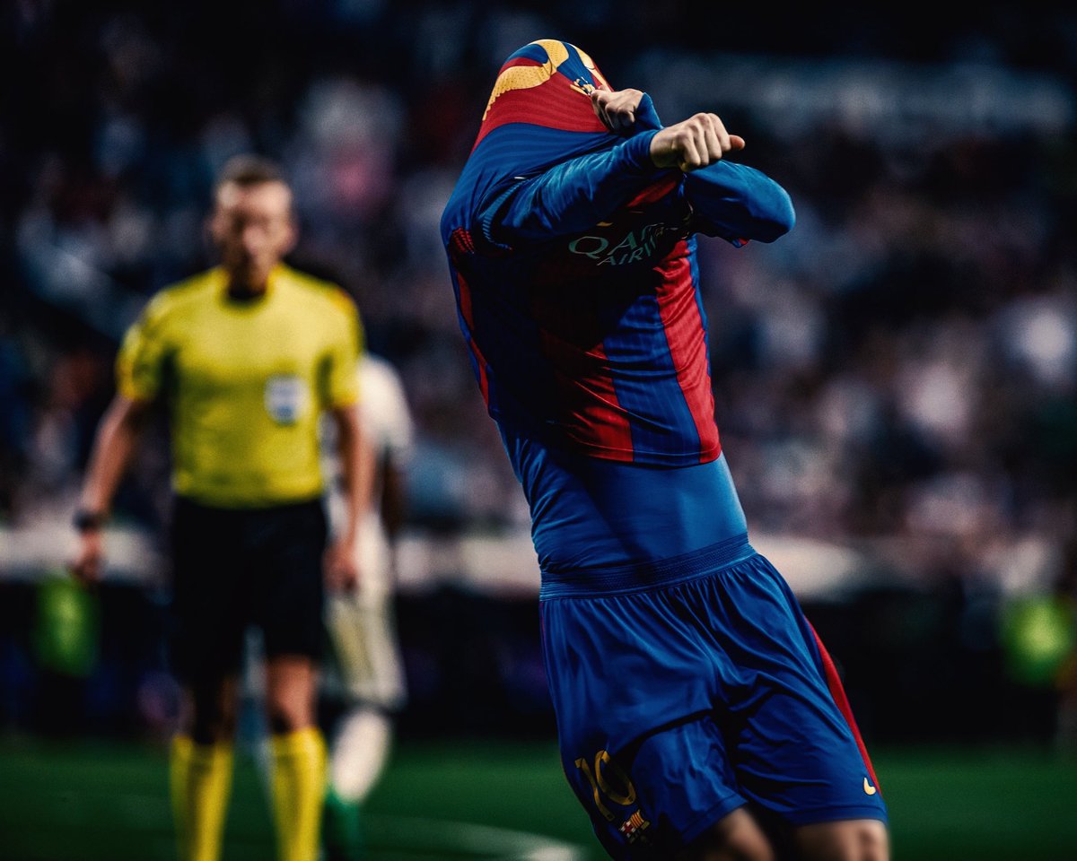 Barca_Archive's tweet photo. This wasn’t just a winning goal. It was Messi reminding Madrid exactly who they were dealing with. https://t.co/VghcTb8Gum