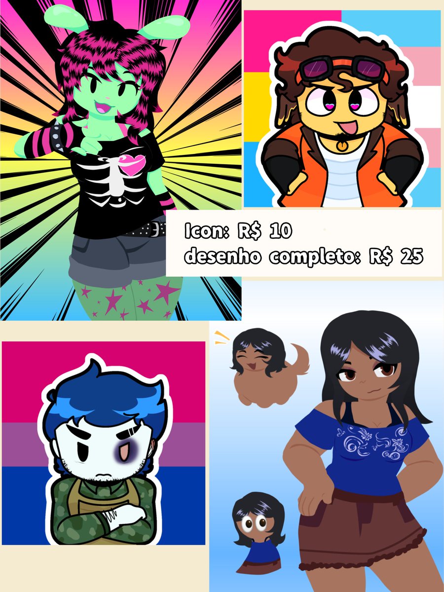 rubyjpg02's tweet photo. 👽COMISSÕES ABERTAS!!!👽

Estou de volta pela milésima vez.

Vou começar a vender comissões por aqui.
Aceito pagamento apenas por Pix.
Se tiver interesse ou dúvida, me mande mensagem na DM! 
Fiquem com algumas imagens de exemplo:

#Arte #comissionsopen #oc #roblox https://t.co/lTQonRxSwY