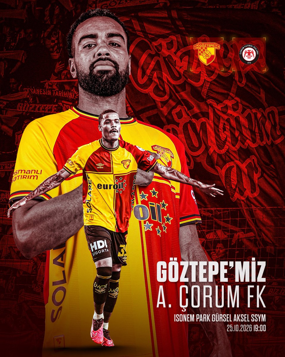 Goztepe's tweet photo. Bugün 25 Ekim 2026 #GöztepeninMaçıVar https://t.co/CFfUZMU0WY