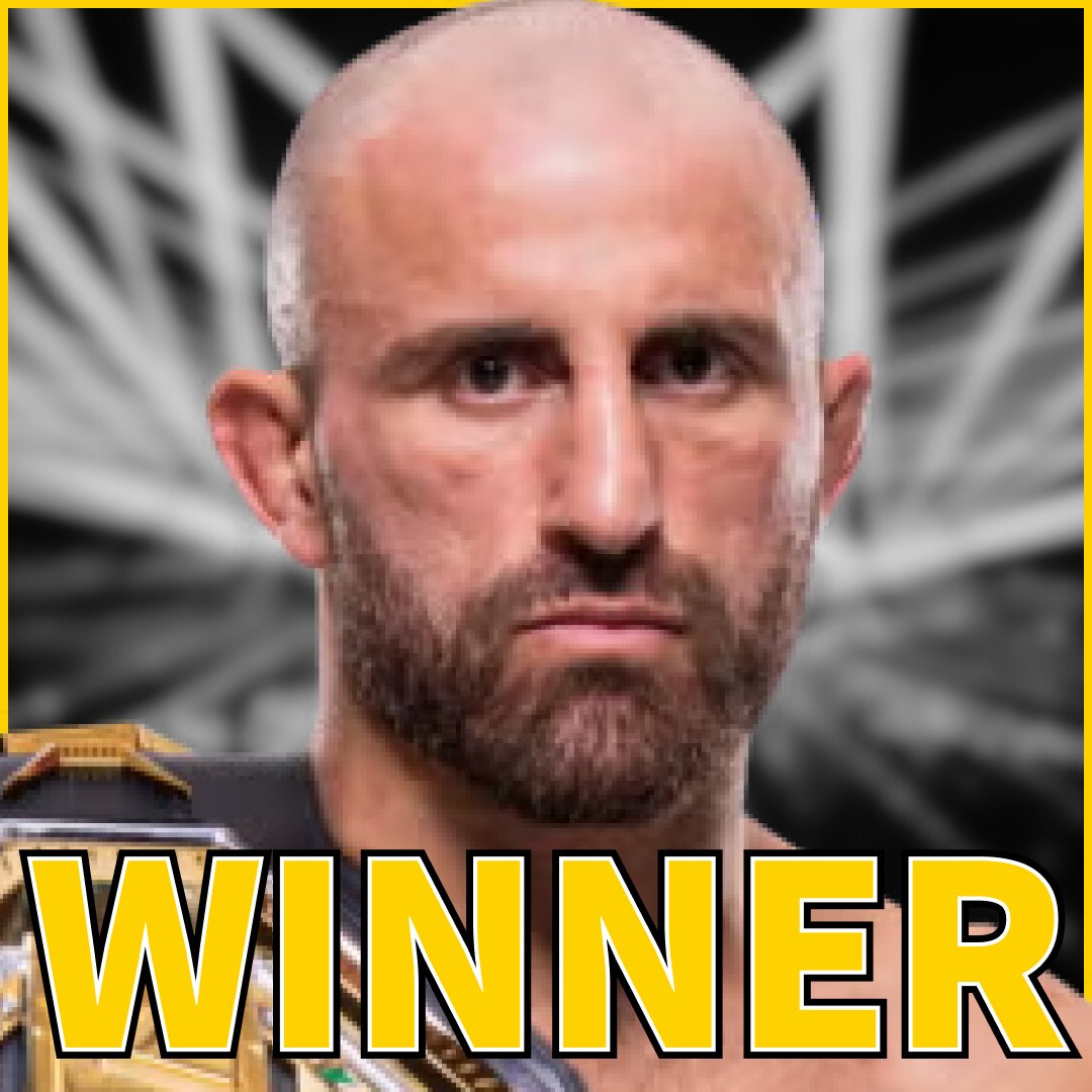 FightsMemory's tweet photo. UFC試合結果📝

ヴォルカノフスキーがエフロエフに2RKO勝ち！防衛成功！

#UFC333 メイン フェザー級タイトルマッチ https://t.co/jUH2e4DJuC