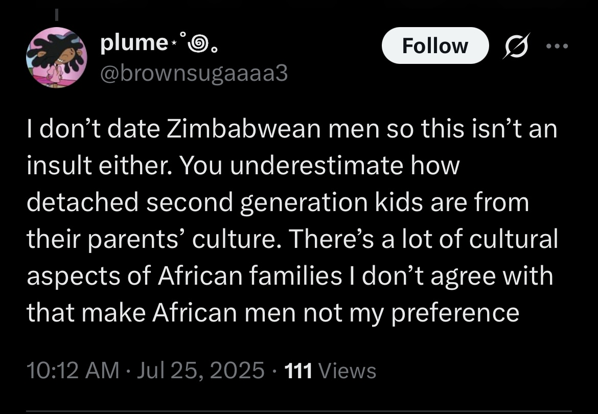 drk_onee's tweet photo. I’ve noticed many African women constantly pandering to and desperately trying to attach themselves to Black Americans and Caribbeans. Well, this might explain why: https://t.co/S8rjUefRPa