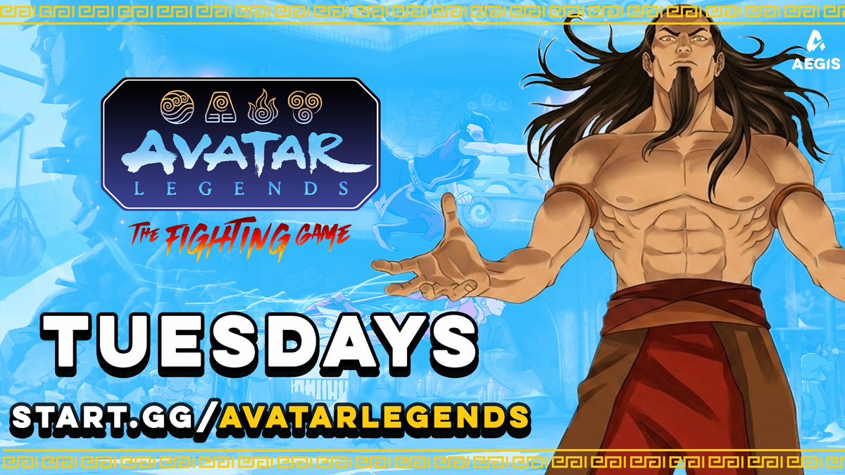 AegisEsportsGG's tweet photo. 👊Avatar Legends NA TOURNAMENT 👊
✅$100+ Minimum Matcherino Supported Prize Pool
⏲️8PM ET ---- TUESDAY 
👇Sign ups below in replies! https://t.co/ncvrch2AhJ