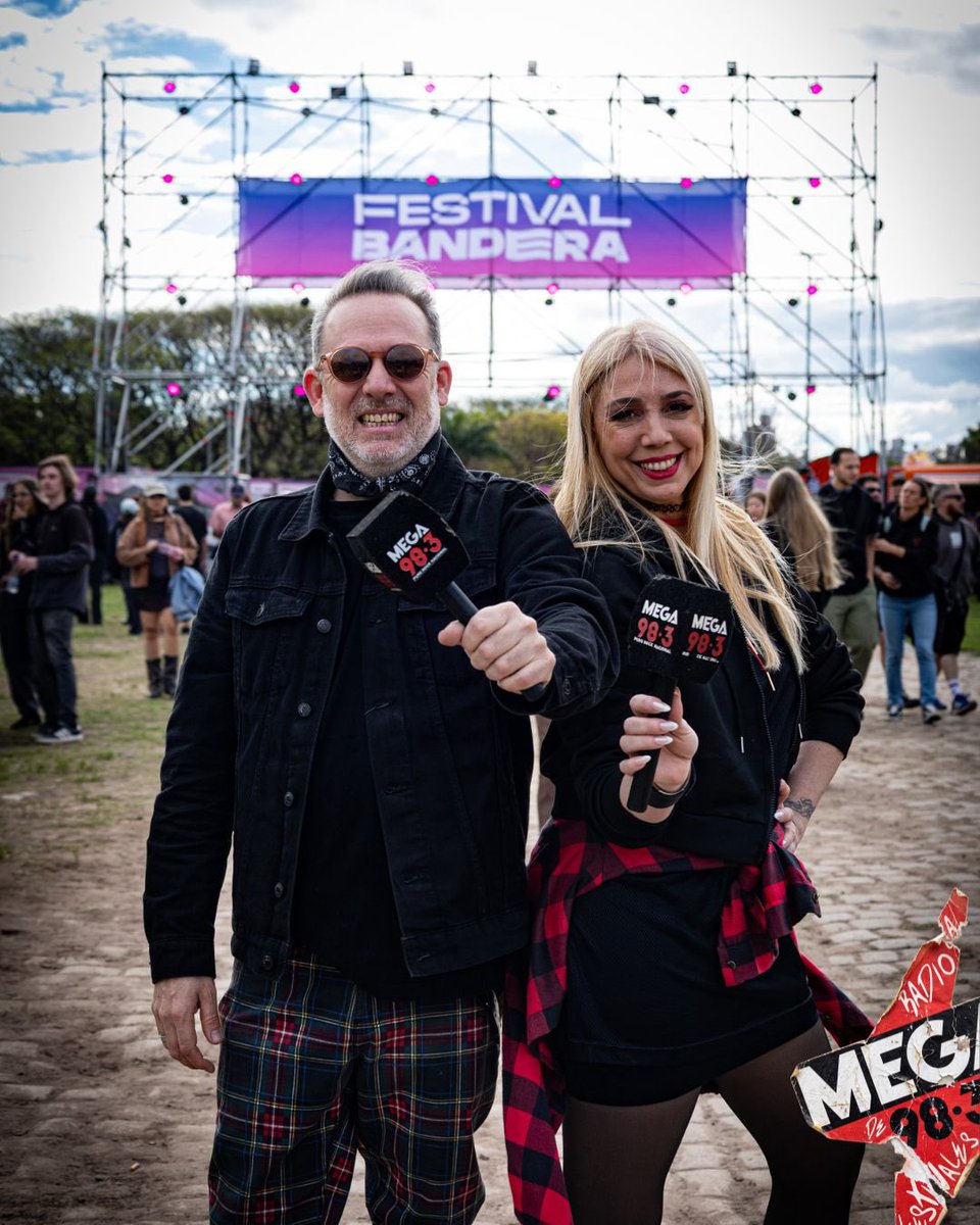 Mega983's tweet photo. ¡YA ESTAMOS EN EL FESTIVAL BANDERA!

🎸Mega 98.3 | #PuroRockNacional https://t.co/lUdx3Nwm2M