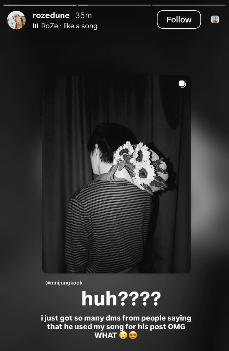 LottiesxWorld's tweet photo. oh the artist was surprised to get so many dms telling her that jungkook used her song 😭 she even thanked him for using it, that's so sweet 🥰💓✨ https://t.co/aTA5SNFpaf