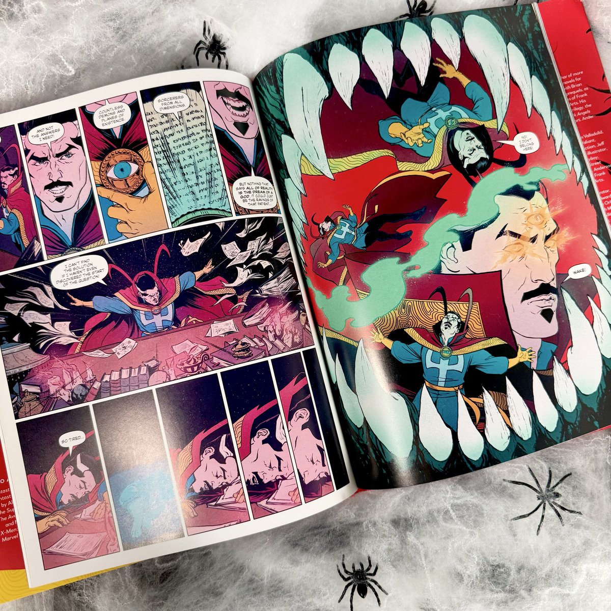 AbramsComicArts's tweet photo. 🌙Beware the Nightmare Realm…

💥Our countdown to Halloween continues with Doctor Strange: Endless Nightmare! Out now wherever graphic novels are sold!

#Marvel #GraphicNovel #Halloween #Spooky https://t.co/XKON5m8Rkt