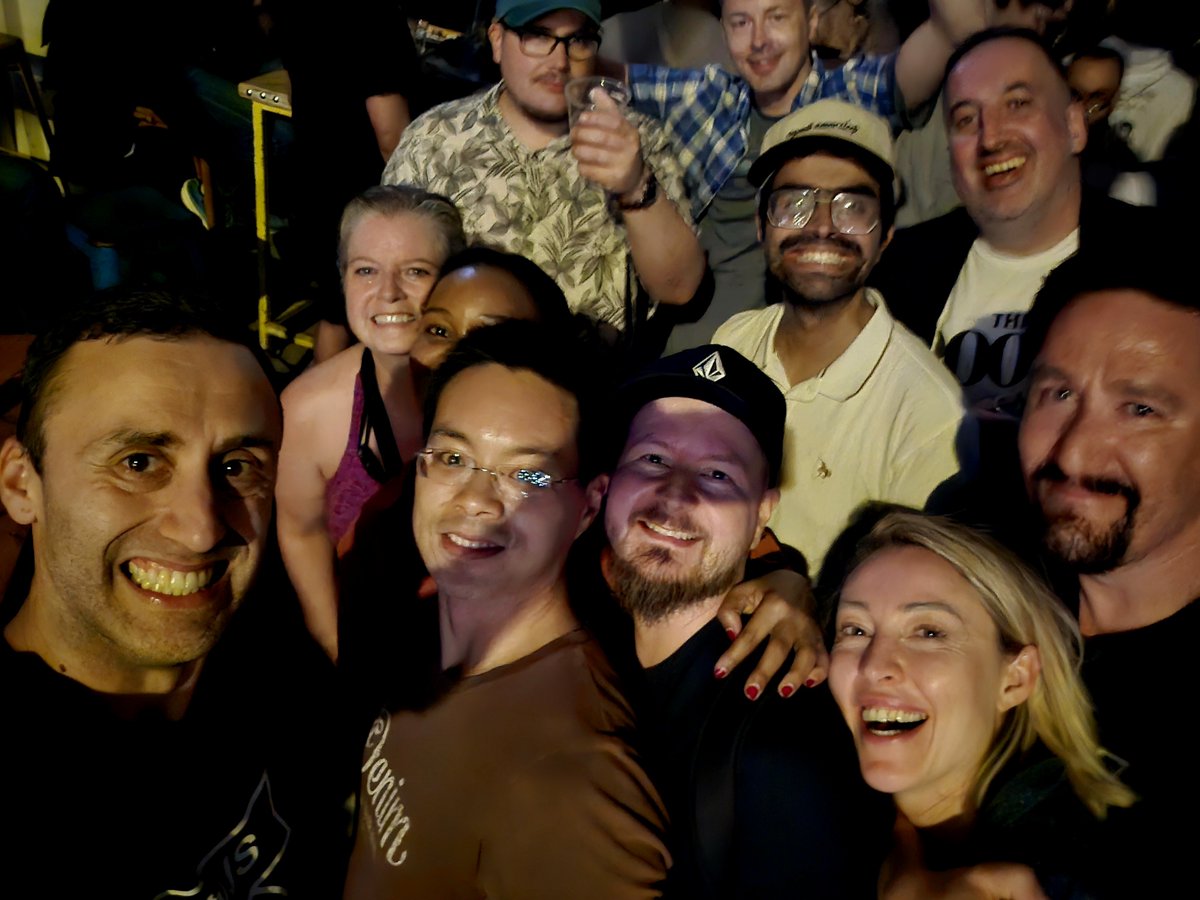 FrancescoCiull4's tweet photo. Developers having fun in Athens instead of vibe coding JavaScript applications 🇬🇷 https://t.co/7hiY67XAGj
