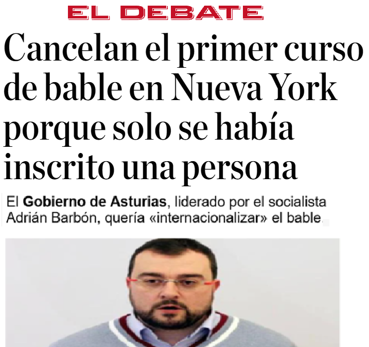 CCivicaCatalana's tweet photo. Gran éxito del PSOE 'asturianu'

Políticos destinando millones de nuestros impuestos a chiringuitos, paguitas, subvenciones y pasear su ego lingüístico por el mundo porque esto de tener un "idioma propio" da mucho pedigrí

Afortunadamente fuera de España les ponen en su sitio https://t.co/n1sMmkAgYv