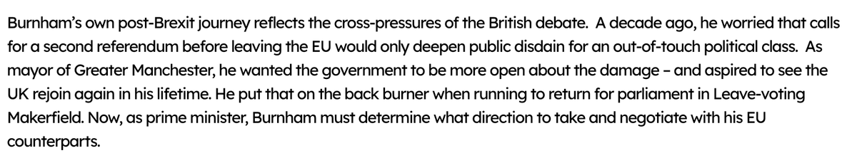 sundersays's tweet photo. @hanesyddiaeth @britishfuture I have written that his positions reflect some of the cross-pressures in the public debate. Makerfield was 66-34% Leave - and is among the most evenly split places now. (More in Common report it had a 52-48 join plurality in the by-election, so other issues have broader appeal). https://t.co/twonVOiWVC