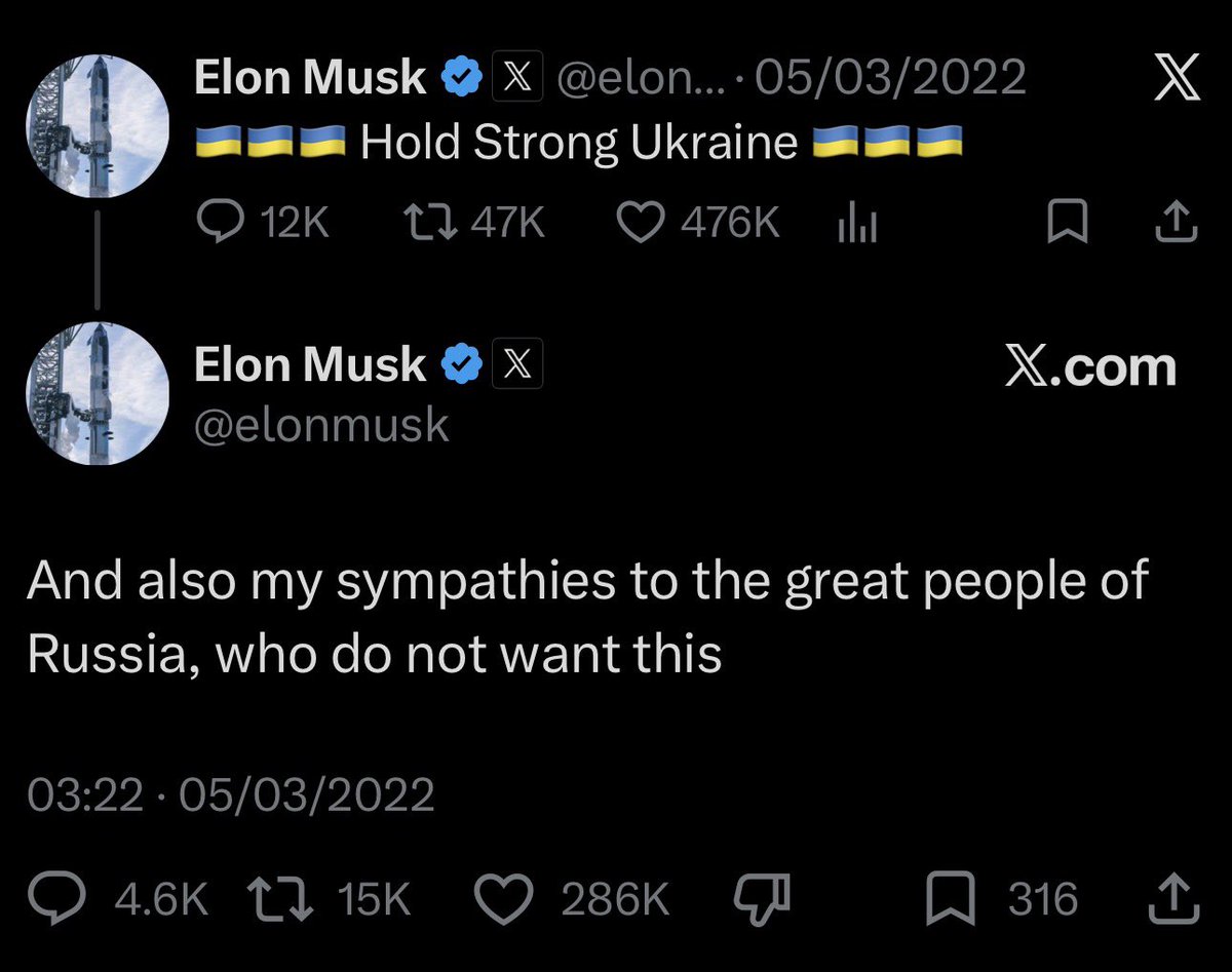 keyser_soze's tweet photo. @elonmusk Solution to the conflict? Russia respects the sovereignty of Ukraine in the territory established when USSR split. 

Things were clearer to you in the first weeks of Russian invasion in Ukraine. https://t.co/HgQKR3ol2U