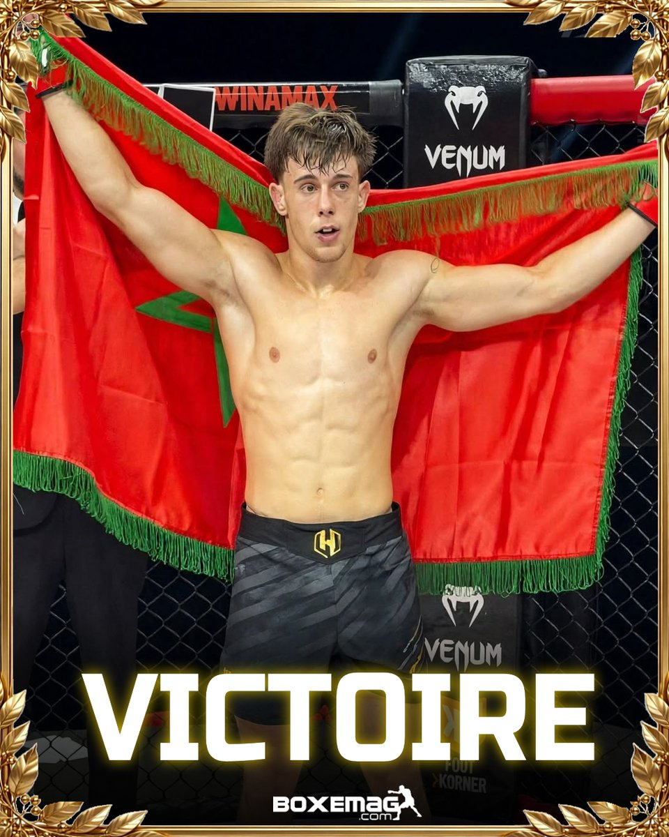 BoxeMag_com's tweet photo. Paul Dena 🇫🇷 , qui brandit le drapeau de son adversaire, s'impose par décision face à Bilal Labid🇲🇦 et renoue avec le succès ! https://t.co/kHmKUUcP4S