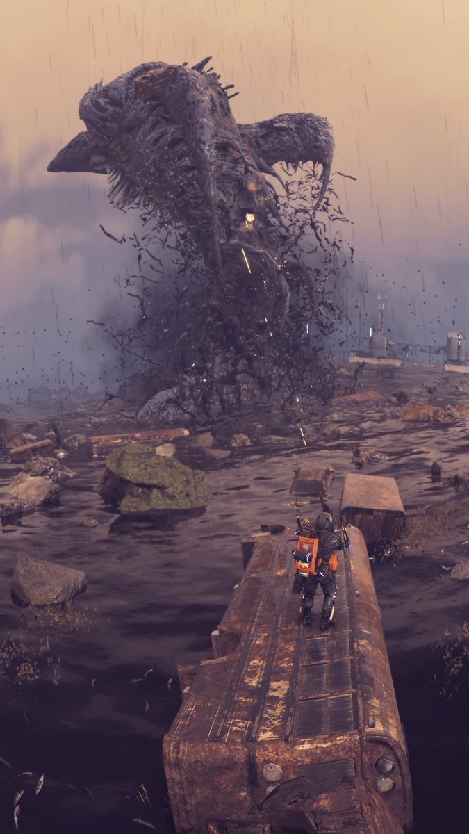 DS_repatriART's tweet photo. #DeathStranding #DSPhotoMode 
David vs Goliath 1-4 https://t.co/YZYxSVi5L1