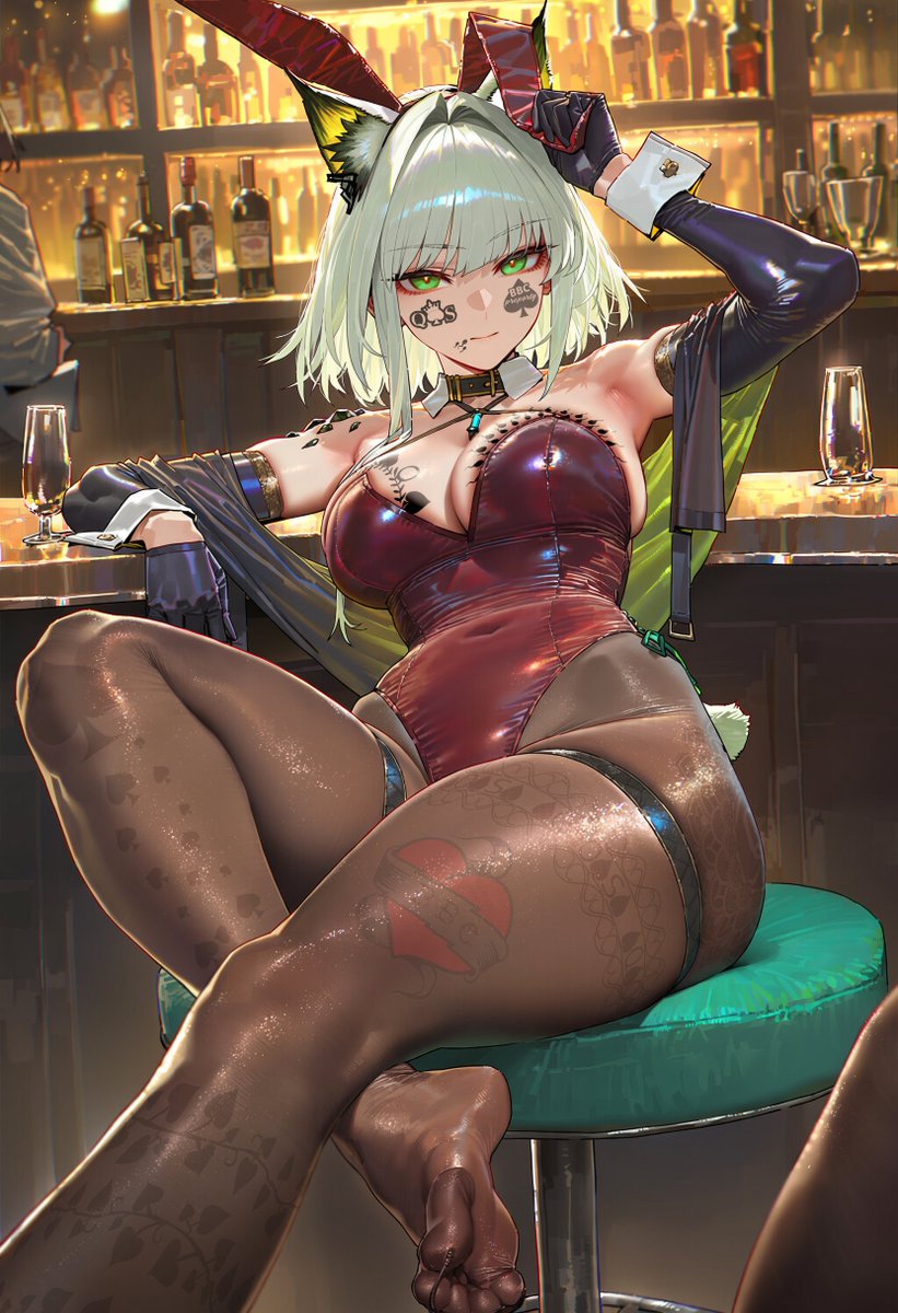 QOSShu's tweet photo. Kal’tsit already dressed up for the real ones~
This outfit wasn’t put on for you, whiteboi
#bnwo #blacked #blackedwaifus #qoshentai #snowbunny #Arknights #Kaltsit https://t.co/57oD3ja2xx