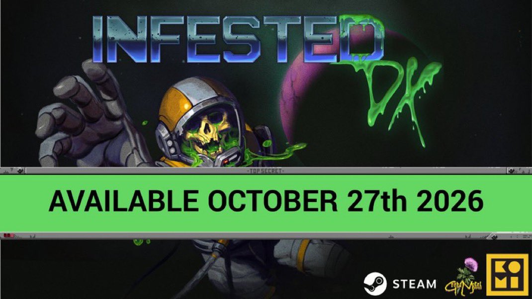 STRECONN's tweet photo. Retro point and click adventure Infested DX has a demo in the Steam Next Fest! If you haven’t played it already you’re missing out! 

🙌🏻 Hand made pixel animations and art 
🧩 Puzzles to solve 
👽 Visit alien worlds 
👀 The full game releases on the 27th of October 

If you fancy checking out the game at launch, you can request a key right here — https://t.co/FsHsnpgYOQ

#SteamNextFest #InfestedDX #Indiegame