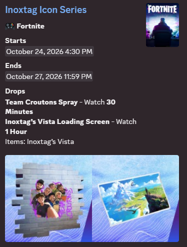 FireMonkey's tweet photo. Inoxtag Icon Series Twitch Drops - Now LIVE! https://t.co/r3hhMjJ5V5