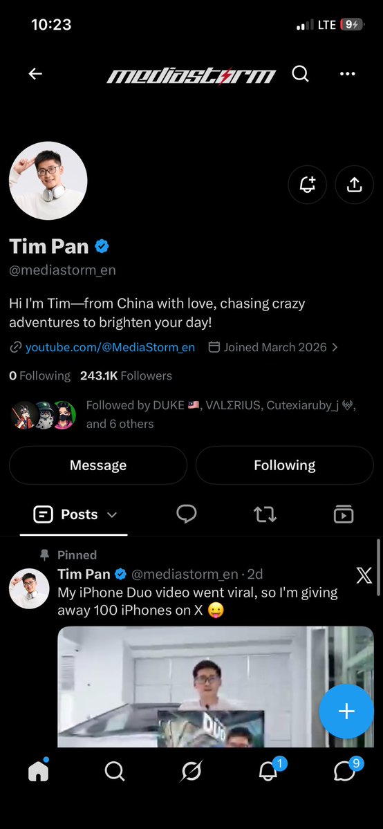 0x_Chizzyy's tweet photo. @mediastorm_en i liked, reposted and followed  ✅ 

proof attached 

i just know i’m part of the lucky 100 https://t.co/XqFTfNNLwx