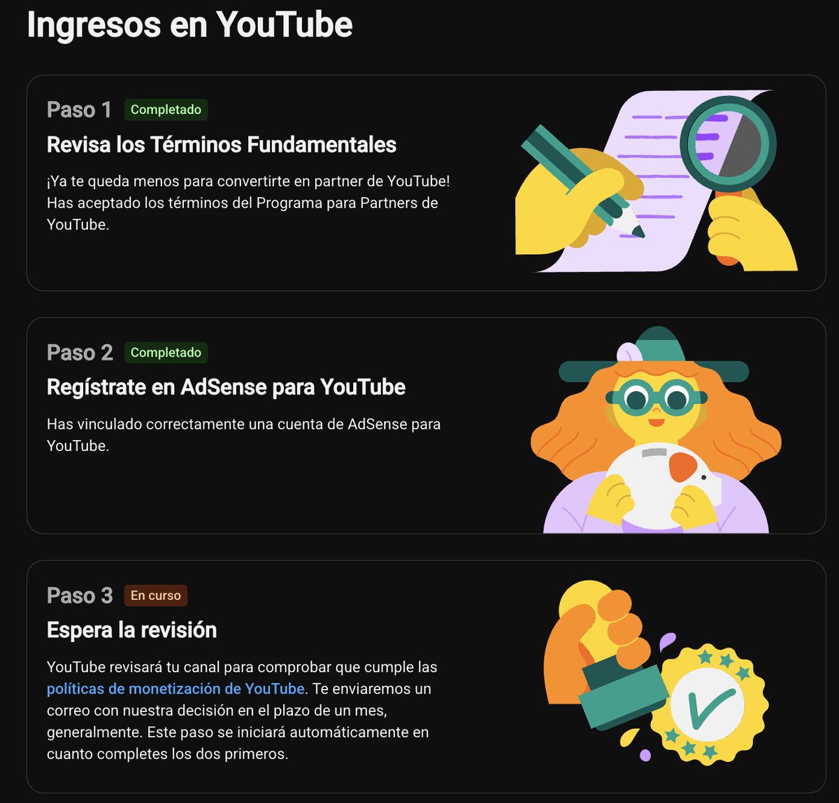 palausdev's tweet photo. Día #62 creando un canal de YouTube faceless hasta monetizarlo con contenido largo.

Mi genteeeee!!! Ya he llegado a los 500 subs y he pedido la monetización 🙌🏻

Espero que me la acepten. Así, en cuanto lleguemos a los 1.000 subs, ya empezará a generar dinero.

Que ya nos quedan menos de 400 subs 🦈🦈

Y hablando de estadísticas del canal, el último vídeo que hemos publicado, después de 24 horas, ha obtenido 8K views y sigue subiendo.

Ahora ya voy a publicar el vídeo de hoy y espero que también tenga esta buena aceptación.

Es un vídeo potente y con muy buena calidad. Me están encantando últimamente los vídeos que estoy subiendo. Son una locura.

Sinceramente, en cuanto a estadísticas generales, el canal está funcionando súper bien. Por la parte de los shorts, se quedan en las 1.200 visitas, pero no me preocupa.

Lo importante es que los vídeos largos funcionen bien y que la audiencia esté contenta con mi contenido.

Ya estamos empezando a ver los frutos de lo que comenzamos a sembrar hace 61 días. 🦈🚀
