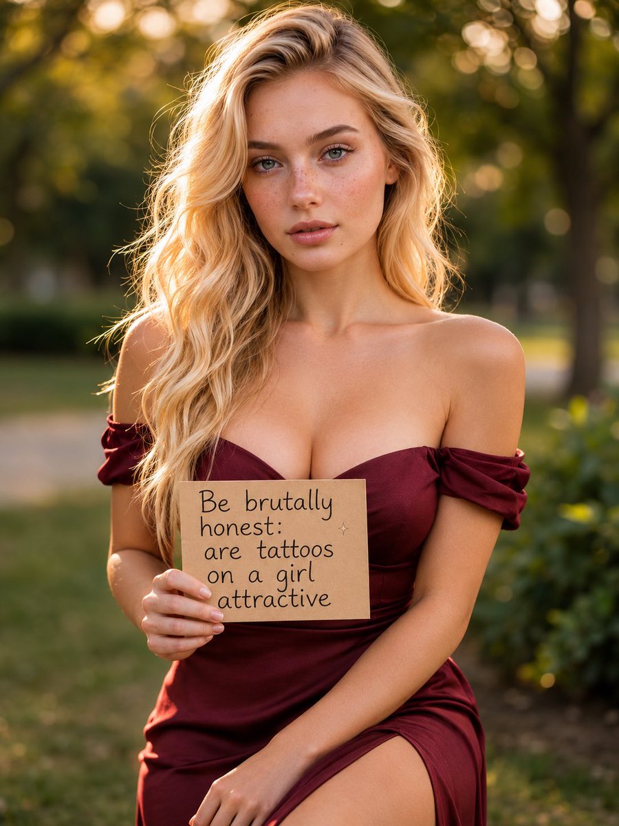 ChrisGhosh777's tweet photo. The question was asked: Are tattoos attractive on girls”. My first response is, it depends on many factors such as design, placement and things of that nature. So the rules need to fit the situation. We also needed to see the model without tattoos for research purposes…. https://t.co/pmvzCJghrW