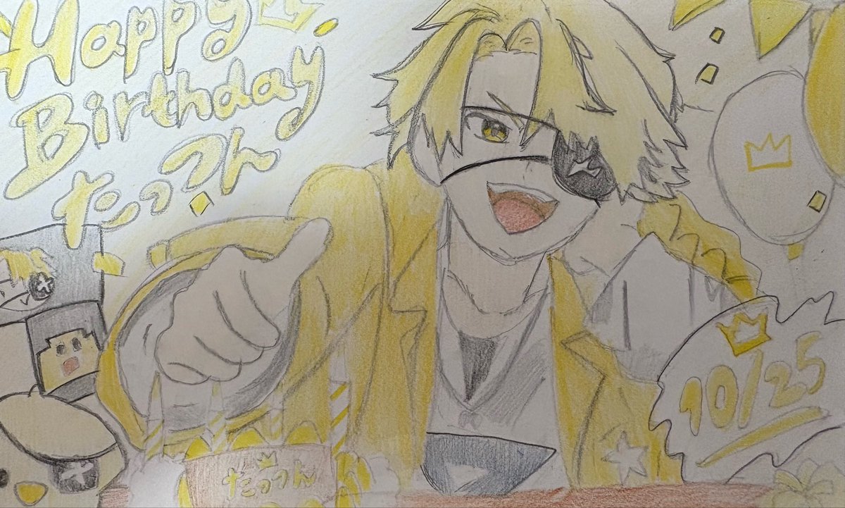 fuwarinchosu's tweet photo. @tattsun_Tpoint さんへ
【𝐻𝑎𝑝𝑝𝑦 𝐵𝑖𝑟𝑡ℎ𝑑𝑎𝑦】
手紙はALTへꯁꯧ

素敵な一年になりますように🍀✨️ 
 #ぴちあーと
 #たっつんさん生誕祭2026 https://t.co/IKMyETP2AJ