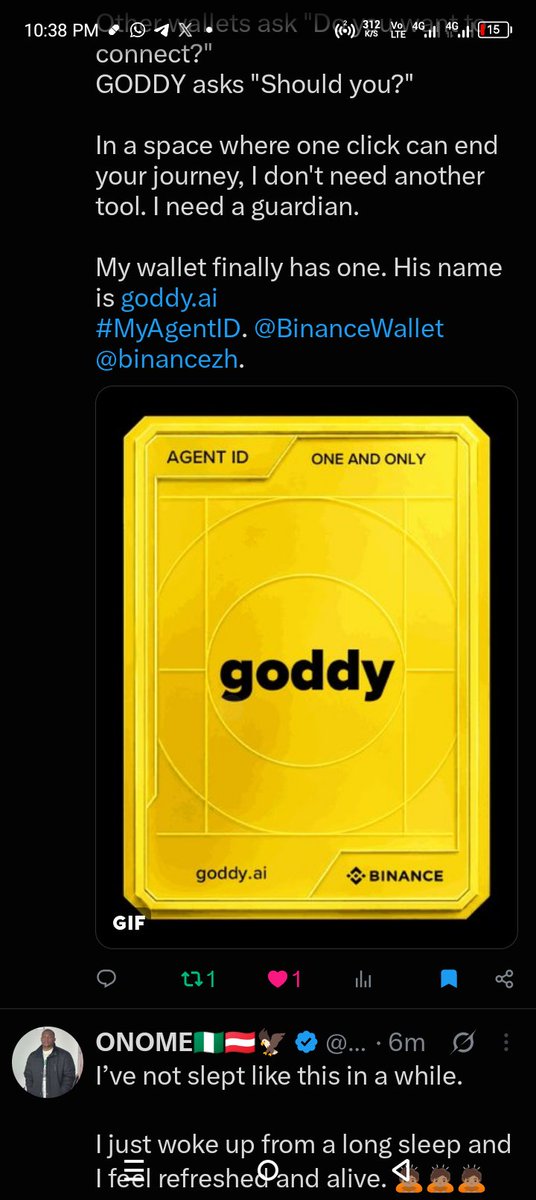 Gnmcrypto's tweet photo. @BinanceWallet #MyAgentID 
After the hack, I learned and my https://t.co/mT4z2fz2KB got my back now.

Read my story and share to others not to fall victim.

ty https://t.co/6yI5I6NRDq