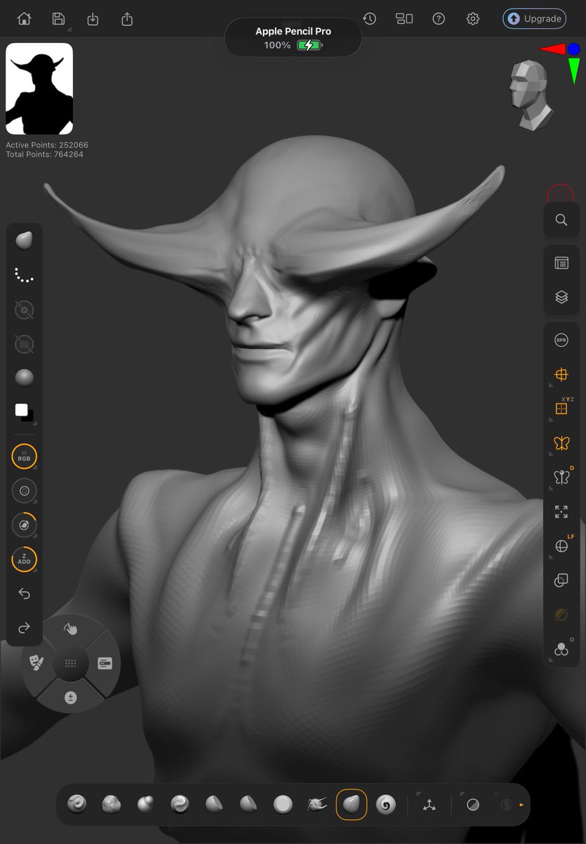 iamwatchingkz's tweet photo. Alistair, another RE OC I just finished 30 second ago, he has human form but rn I made his Mold mutated Form
I roughly modeled him out on Zbrush to get an idea of my imagination! ๐
Anyways the 3rd pic his human form , I will render it
#residentevil #oc https://t.co/qdFNoJZlEy