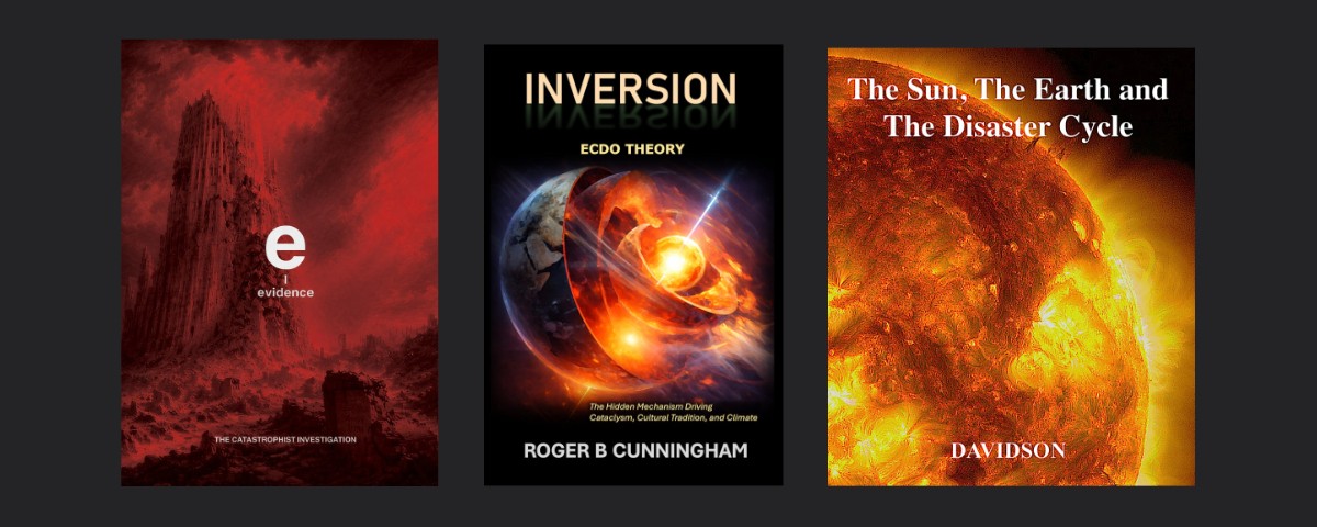 sunfellow's tweet photo. Check out the "Featured Books" section on Pole Shift News: https://t.co/8ehIATbAtF

Along with containing links to books by Craig Stone, Roger Cunningham, and Ben Davidson, this section also features free PDF copies of the following books:

Earth's Shifting Crust: A Key To Some Basic Problems Of Earth Science
By Charles Hapgood, Foreword by Albert Einstein (pdf, 1958)

Maps Of The Ancient Sea Kings: Evidence Of Advanced Civilization In The Ice Age
By Charles Hapgood (pdf, 1966/1996, revised edition)

The Adam & Eve Story: The History Of Cataclysms
By Chan Thomas (pdf, 1963/1993, declassified edition)

World in Peril: The Origin, Mission & Scientific Findings of the 46th/72nd Reconnaissance Squadron
By Ken White (pdf, 1994)