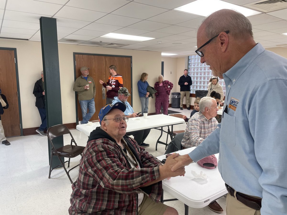 MorganGriffith's tweet photo. I joined the Montgomery County GOP and Senator David Suetterlein for a GOTV rally in Christiansburg this morning. Go Vote! https://t.co/QftzcA4p95