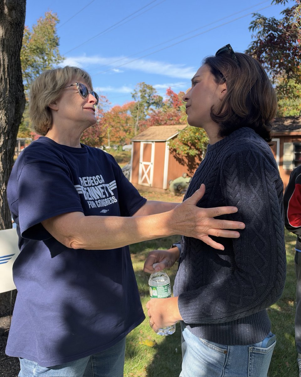RebeccaForNJ07's tweet photo. Loved being in Green Brook today! Huge thanks to Commissioner Melonie Marano for hosting us, and to everyone who stopped by to ask great questions and talk about what’s next for NJ-07. https://t.co/Z94BJuTJql