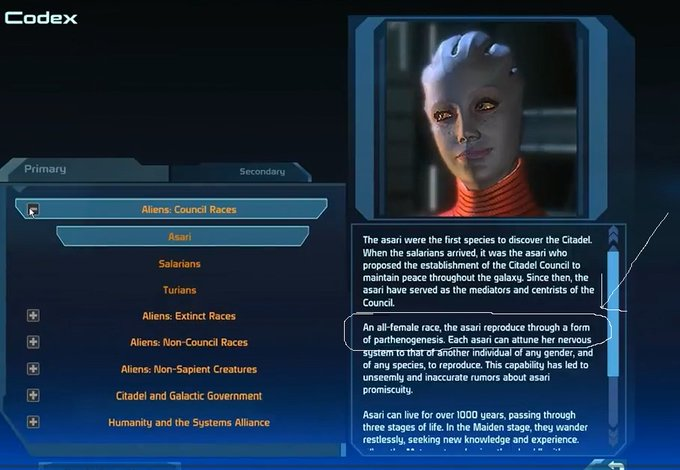 mrcagegaming's tweet photo. @RenfailSoL @bioware @EA @masseffect @dragonage try again quit try to put your own shit into it plus being gay  or bi is not woke it when you start change lore to try to make you feel good https://t.co/656RdhOxLc