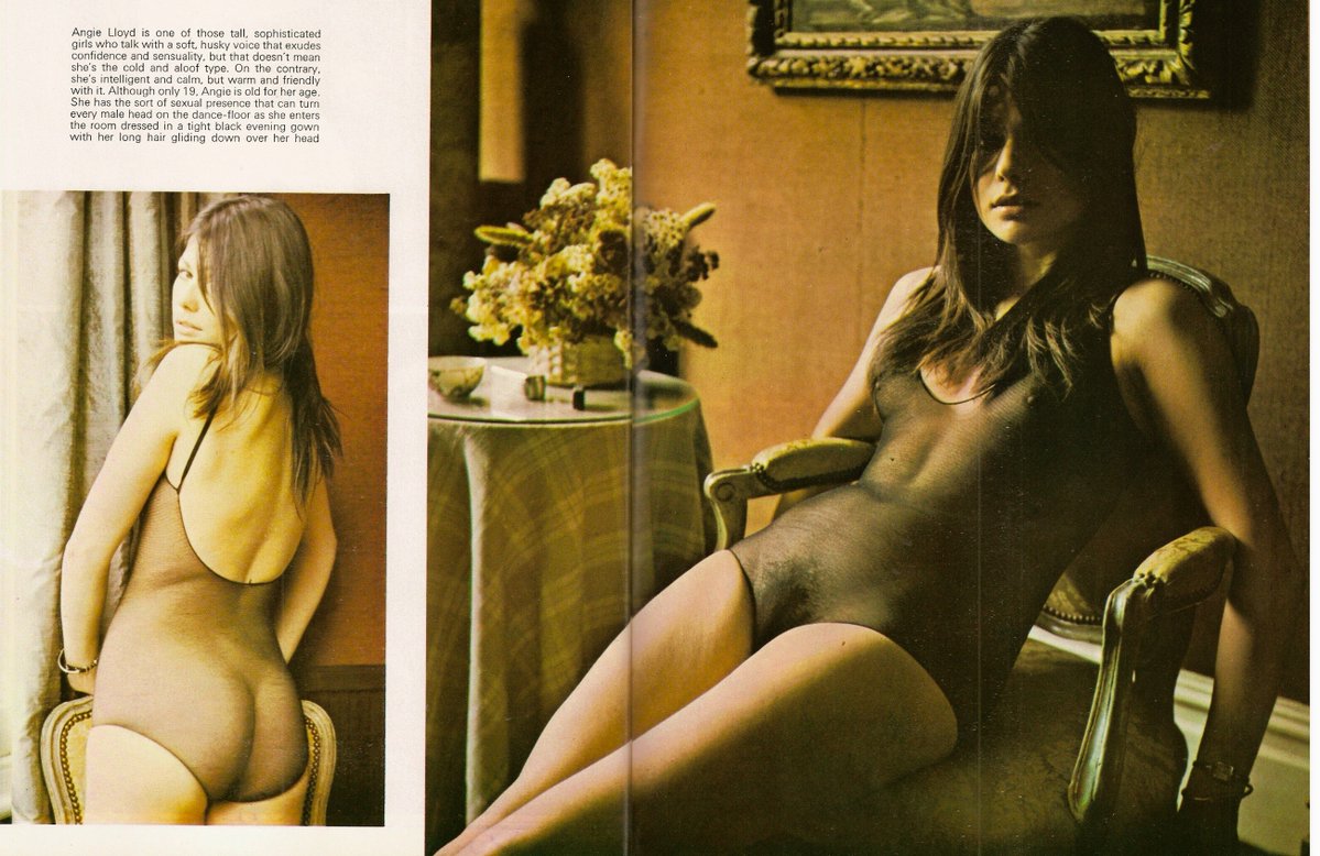 Library1970's tweet photo. The magazine describes her as a rare gem: she easily holds her own on any topic, masterfully flirts, &amp; prefers listening rather to talking about herself. Wait for her final line of the evening: "Let's go chat somewhere else." Read it in our Library - https://t.co/oGZRLq02n2 https://t.co/k35MDuo9en