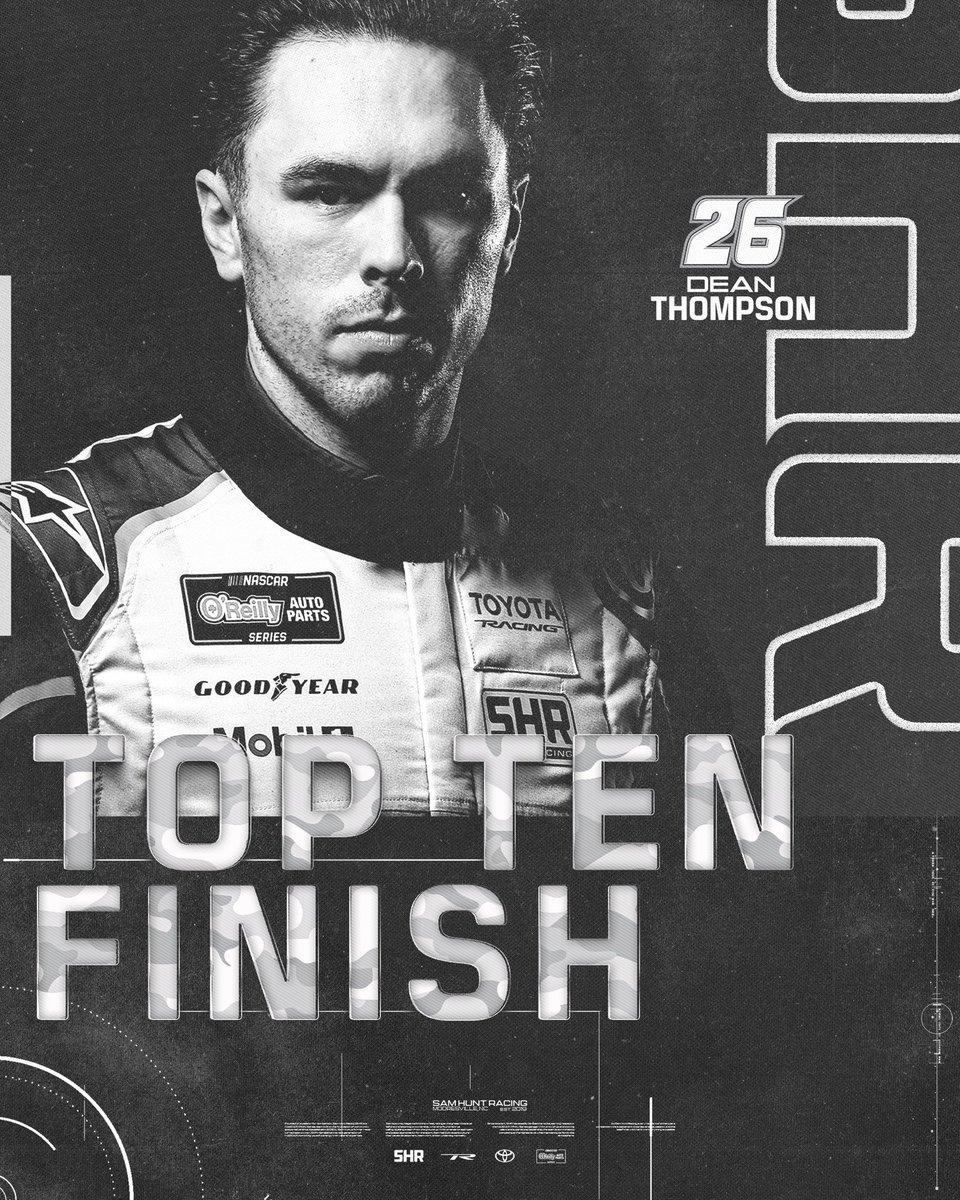 SamHuntRacing's tweet photo. You know what time it is 😈

TOP TEN THOMPSON https://t.co/QrEqlSccaM