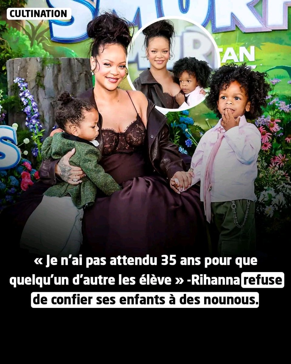 Congo_Lait001's tweet photo. 🛑 Info...

Dans une interview au British Vogue (mars 2023), Rihanna a raconté être rentrée de l’hôpital avec A$AP Rocky et leur premier fils sans aucune aide extérieure — ni nounou, ni personnel. « Nous sommes rentrés du jour au lendemain, sans personne. C’était juste nous comme parents et notre bébé », a confié la chanteuse. Elle a décrit ces premiers jours de maternité comme « insensés » et épuisants « on ne dort pas, on est des zombies »

Suivez-nous pour plus d'infos chaque jour 🧠

Sources des informations citées : British Vogue (mars 2023), CBS News,