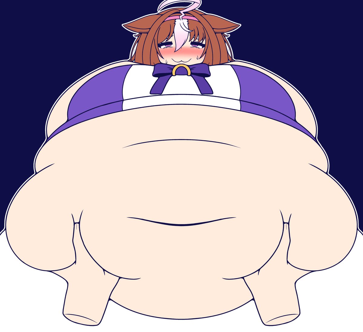 vlackAlt's tweet photo. Just checking how fat Doto has got lately
#Umamusume #メイショウドトウ https://t.co/T0QkjykUNB