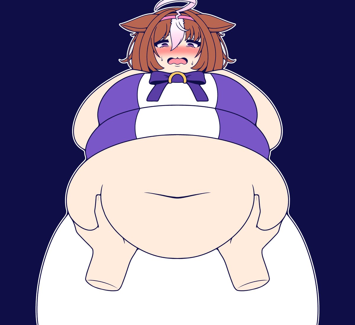 vlackAlt's tweet photo. Just checking how fat Doto has got lately
#Umamusume #メイショウドトウ https://t.co/T0QkjykUNB