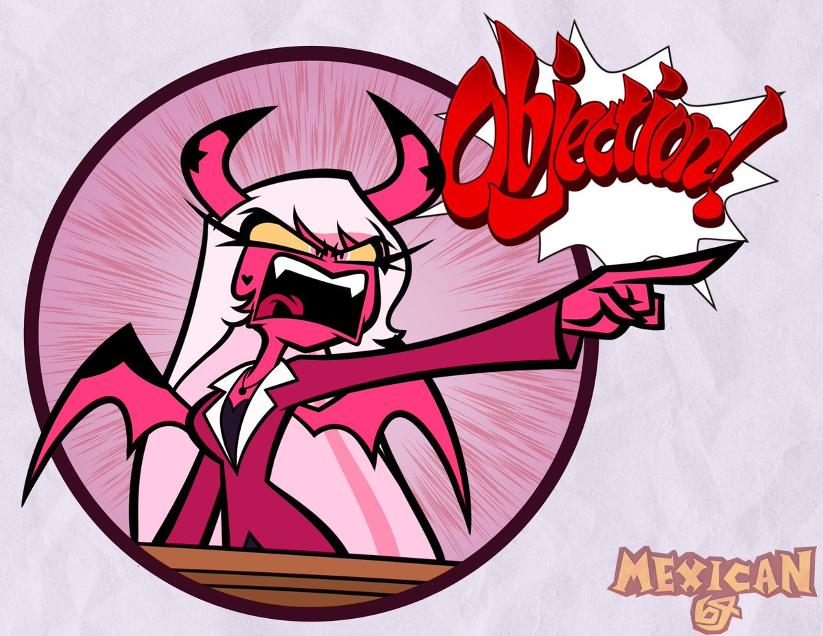 SebVelaz's tweet photo. Ver Attorney  
#HelluvaBoss #Hellaverse #VerosikaMayday #fanart #art #drawing https://t.co/bnzxkC8Esm