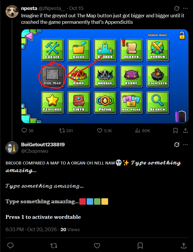 CheckRum's tweet photo. I don't think I've ever laughed harder at a single gdtwt account oh my god https://t.co/Gj3k7VxLnH