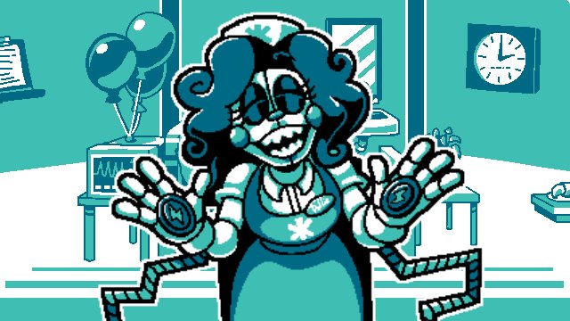 DolliesHospital's tweet photo. [INT BAIT!]

[Dollie excitedly waves you into the clinic, a wide smile on her face.]

What brings you in today? https://t.co/8hTw9Ag68u