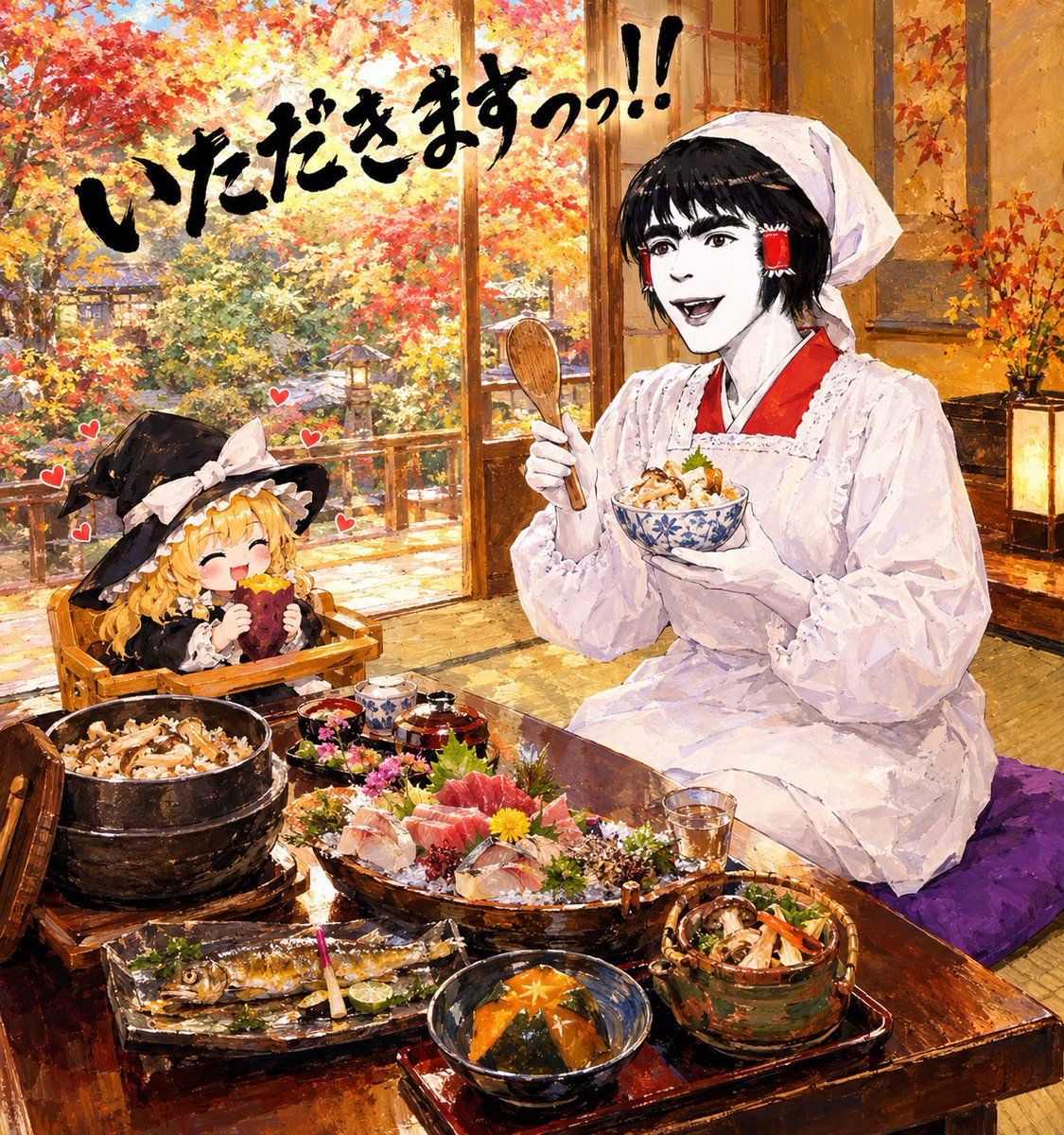 18yuukasama's tweet photo. 『あだゔ様と食欲の秋』　
お料理もお上手だけど、盛り付けや食器選びなんかも見習わせて頂いています😋
炊き込みご飯、とっても美味しそうでした！

#あだゔ　#adavchan https://t.co/5VlEl488JI